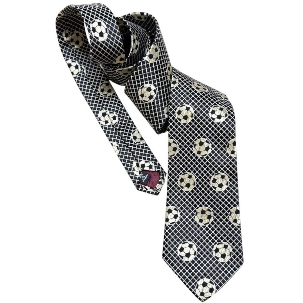 Malik Sealy Soccer Ball Necktie 51 Inches